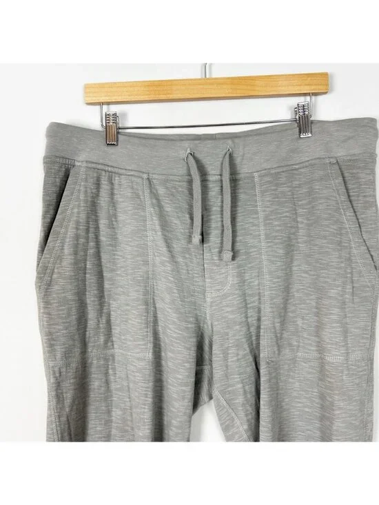 J.Crew Knit Good Heather Gray Jogger Pants Casual Lounge Size Large Men's - Picture 2 of 5